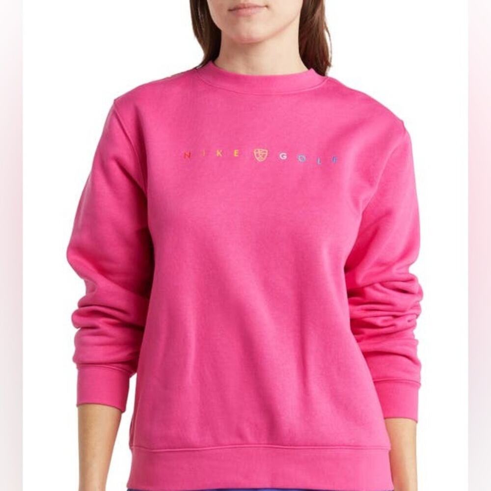 NIKE Golf Pink Crewneck Sweatshirt Size XS